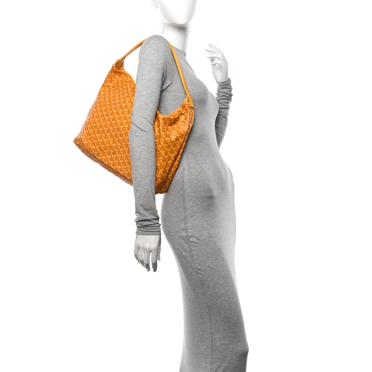 Goyardine Fidji Zip Hobo Yellow