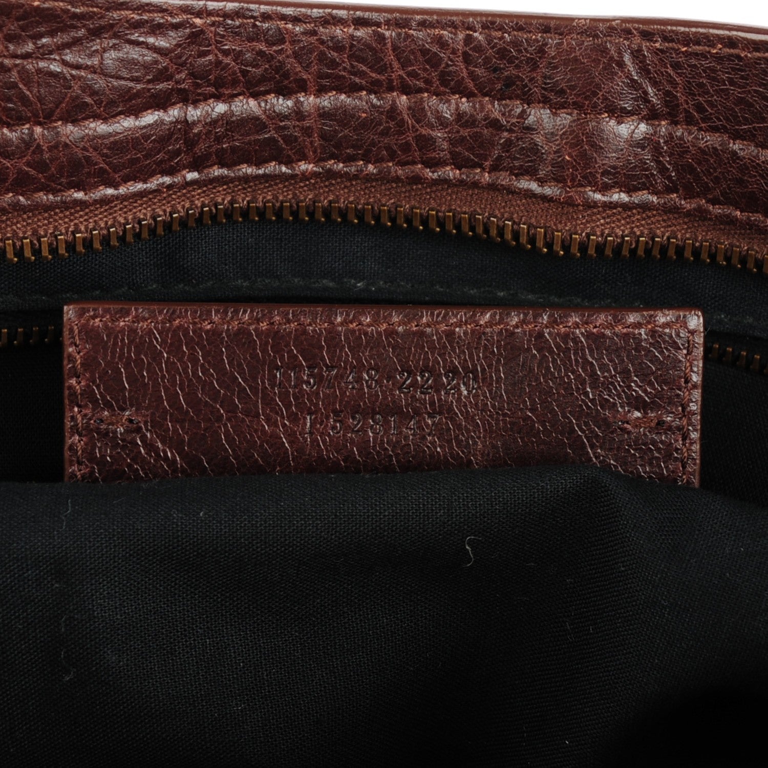 Balenciaga Agneau Classic Hardware City Cigare Fonce 7 of 8