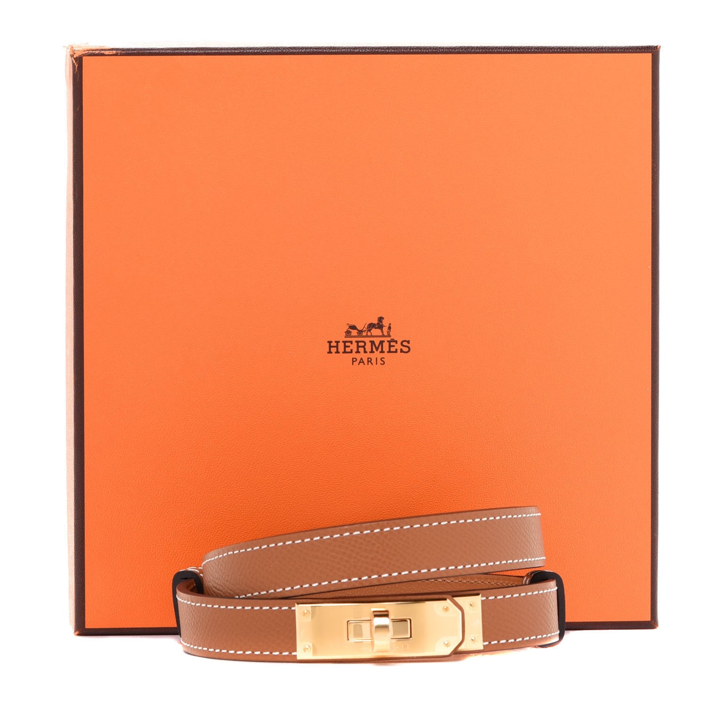 Epsom Kelly Belt Gold