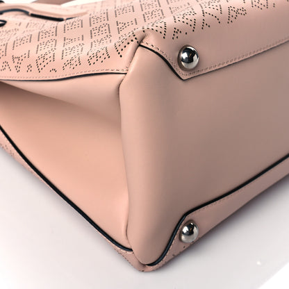 Burberry Calfskin Perforated Medium Banner Tote Chalk Pale Pink 9 of 10