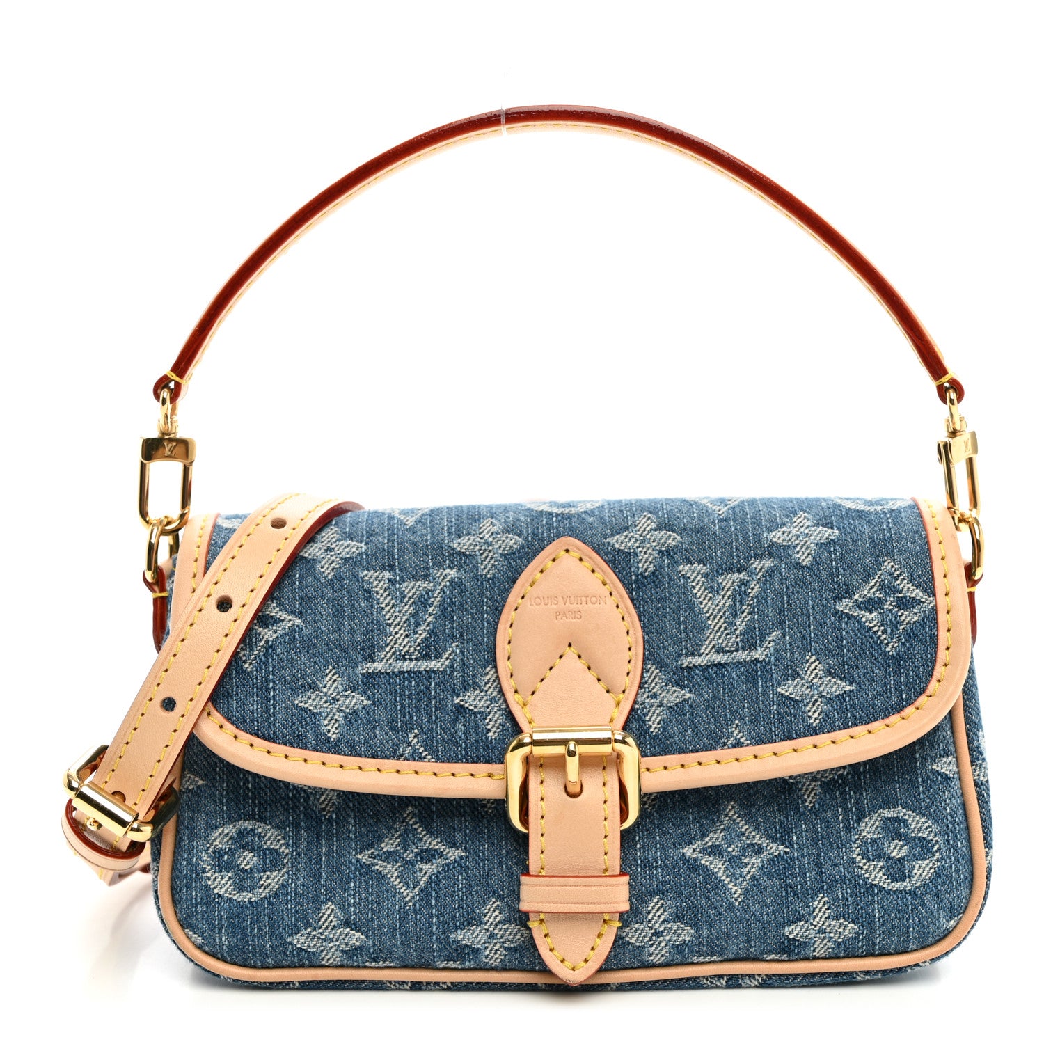 Louis Vuitton Monogram Denim Nano Diane Blue 1 of 10
