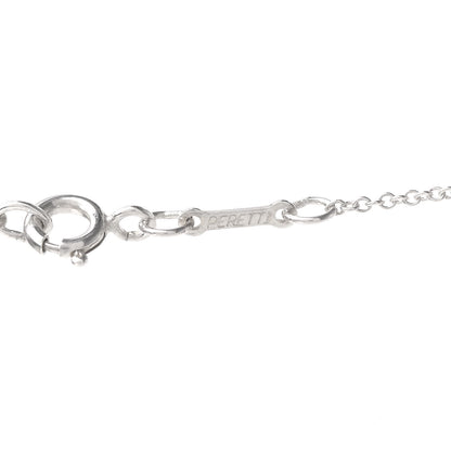 Tiffany Sterling Silver 16mm Elsa Peretti Open Heart Pendant Necklace 6 of 7