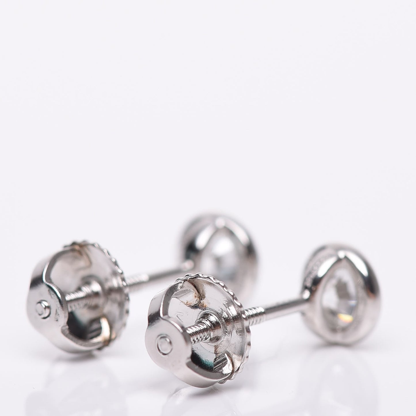 Platinum Diamond .50ctw Elsa Peretti Diamonds By The Yard Earrings