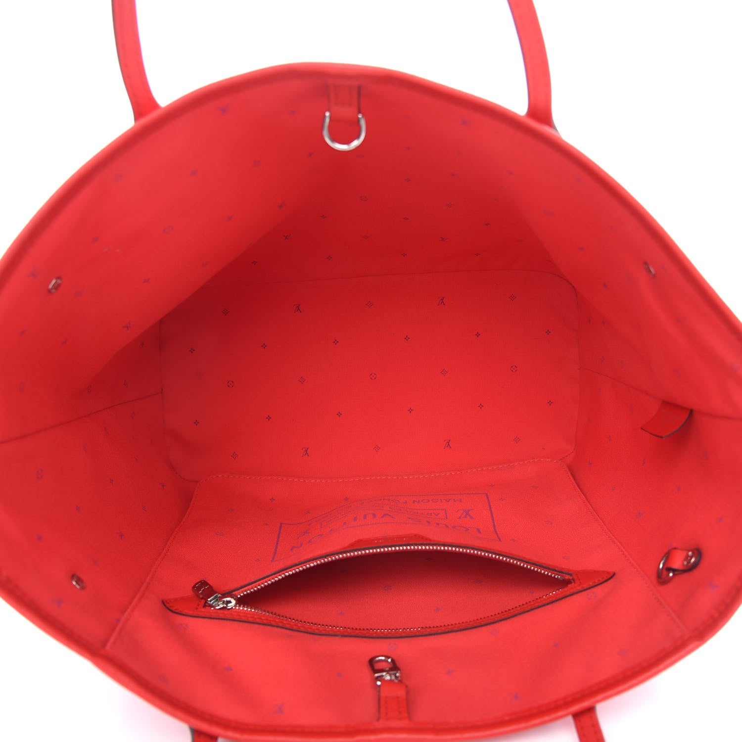 Louis Vuitton Monogram Escale Neverfull MM Rouge 5 of 10