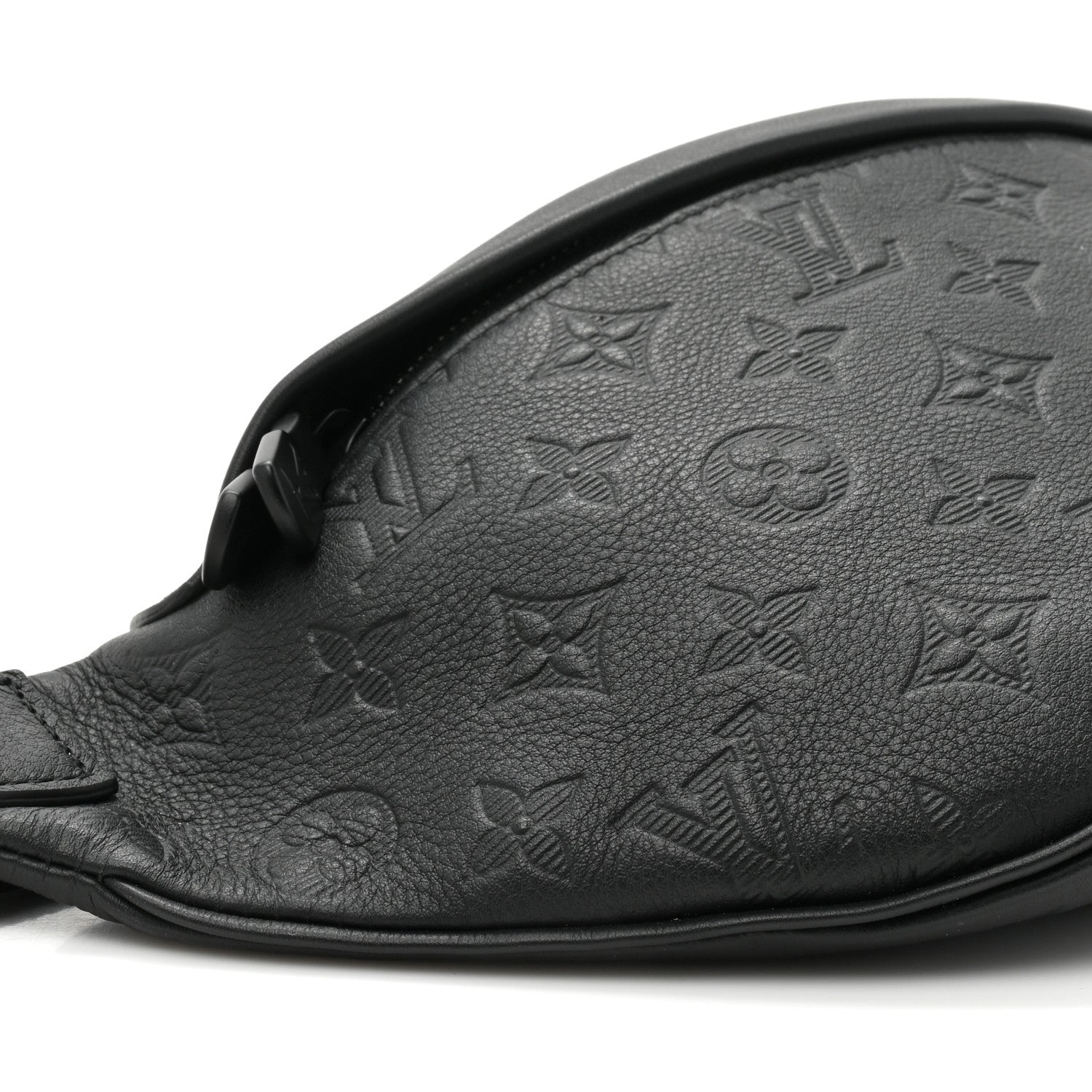 Louis Vuitton Calfskin Monogram Shadow Discovery Bumbag Black 8 of 9