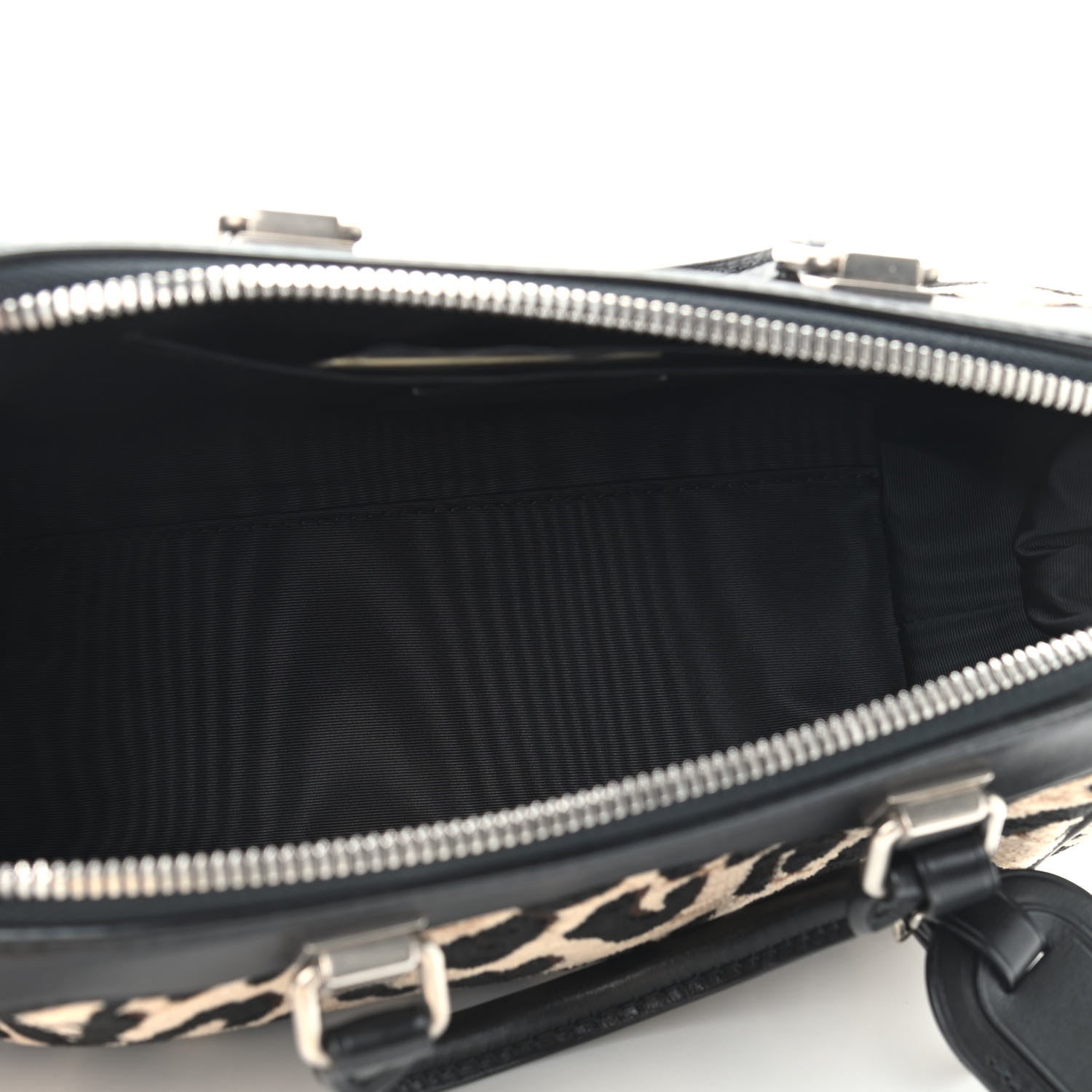 Louis Vuitton Jacquard Velvet Leopard Print Stephen Sprouse Baby Bag 5 of 8
