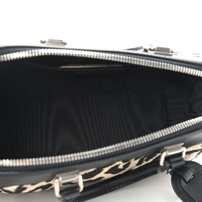 Louis Vuitton Jacquard Velvet Leopard Print Stephen Sprouse Baby Bag 5 of 8