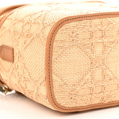 Christian Dior Raffia Cannage Small Vanity Case Beige 8 of 11