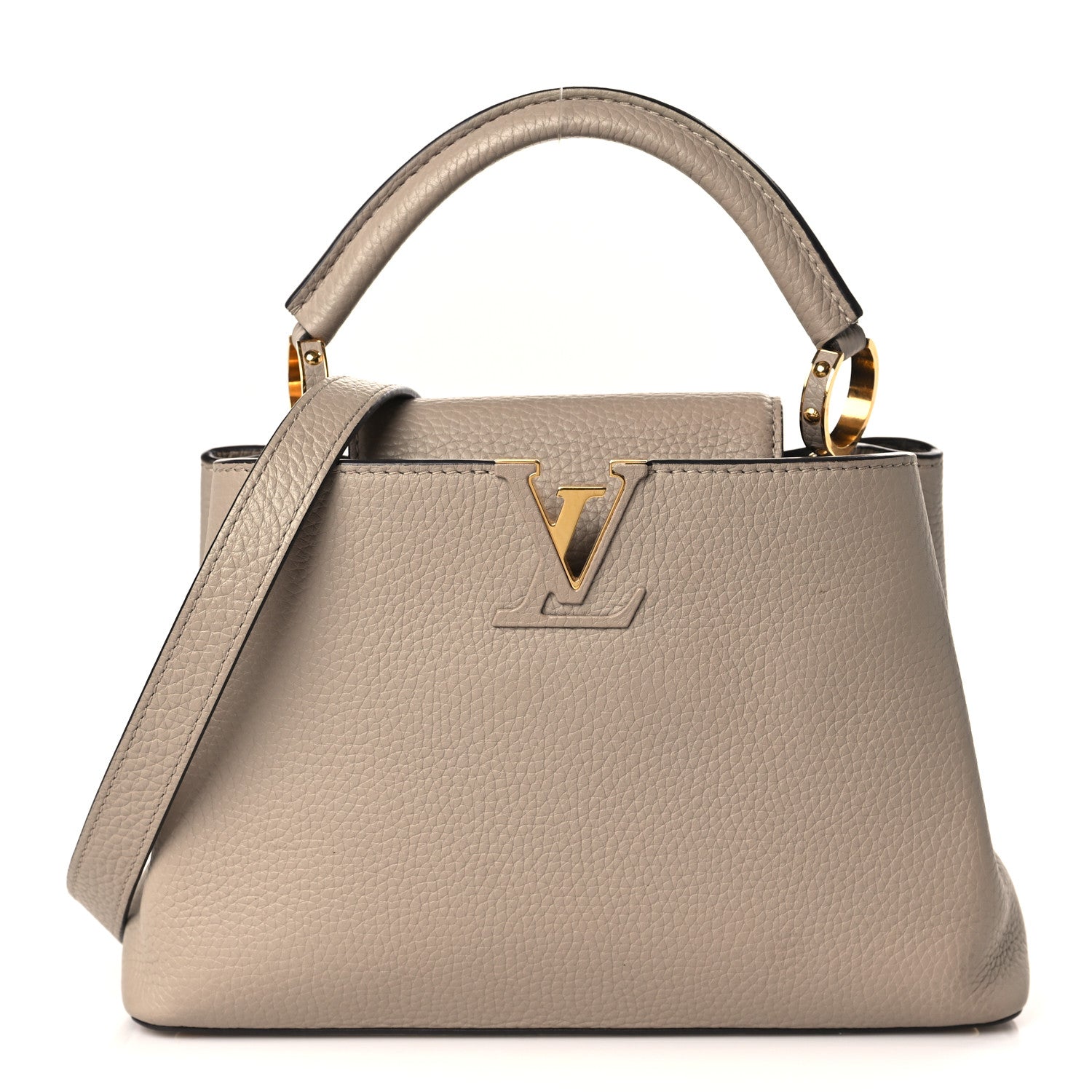 Louis Vuitton Taurillon Capucines BB Galet 1 of 8