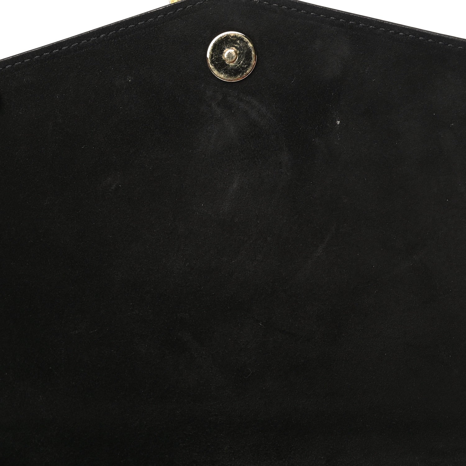 Saint Laurent Suede Sulpice Monogram Medium Shoulder Bag Black 12 of 16