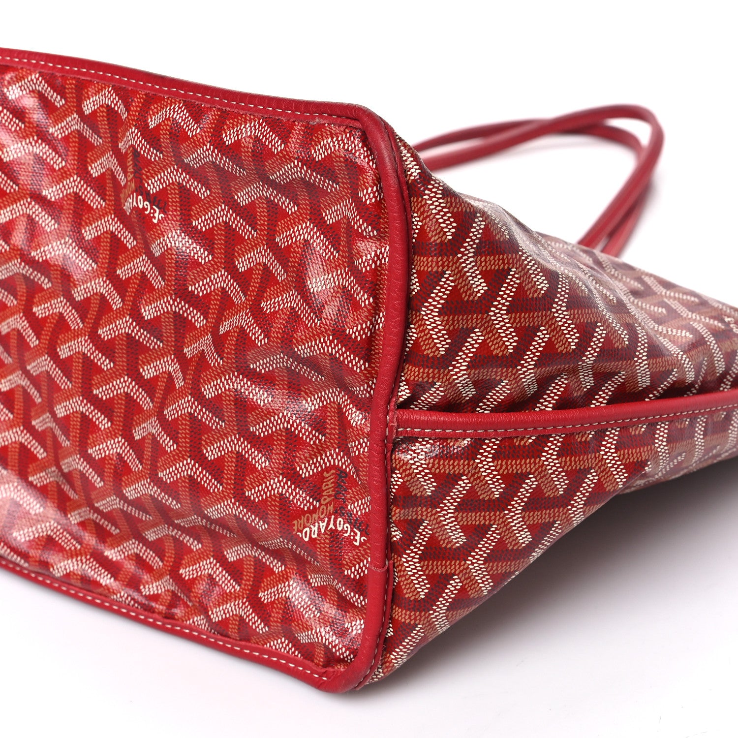 Goyard Goyardine Reversible Anjou GM Red 10 of 18