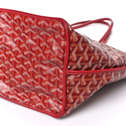 Goyard Goyardine Reversible Anjou GM Red 10 of 18