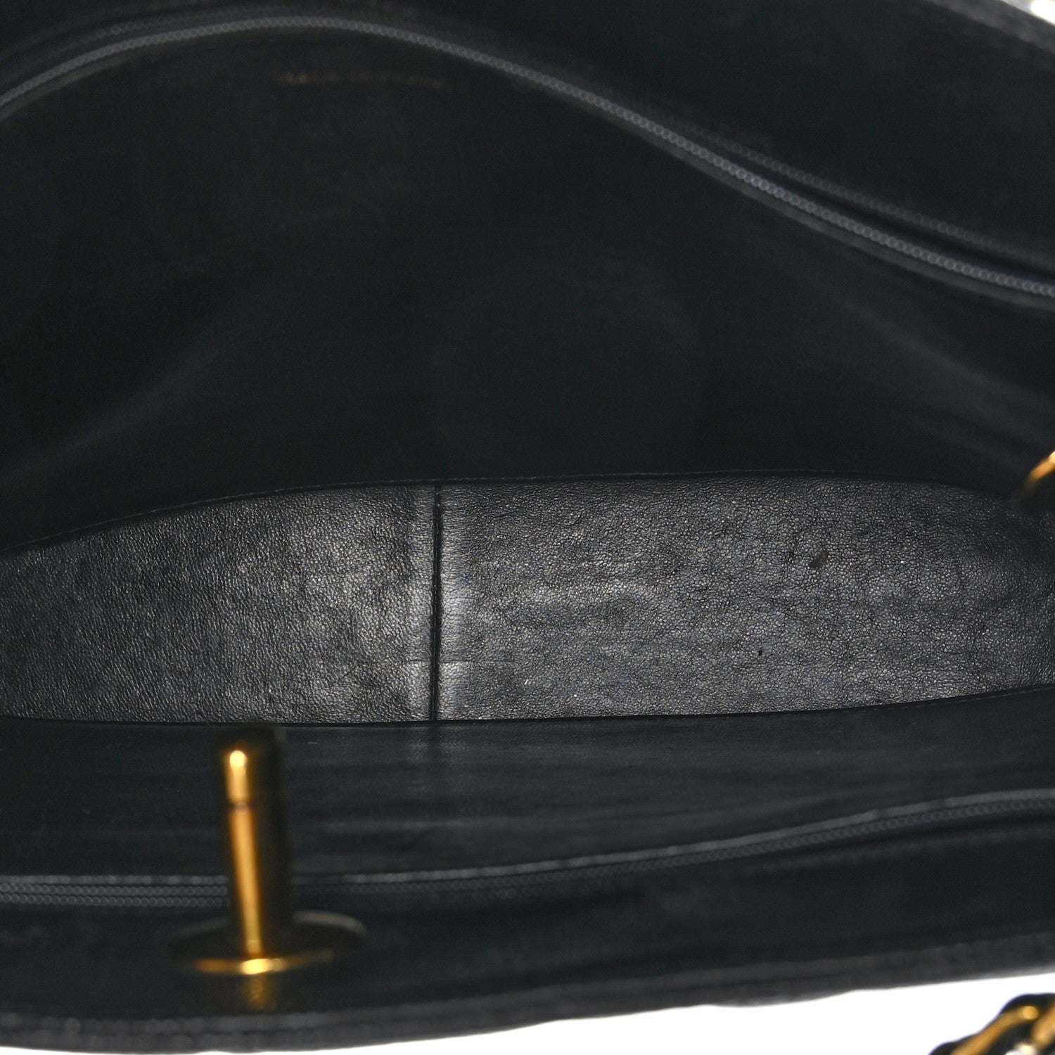 Chanel Caviar Quilted Flap Shoulder Bag Black 5 of 9