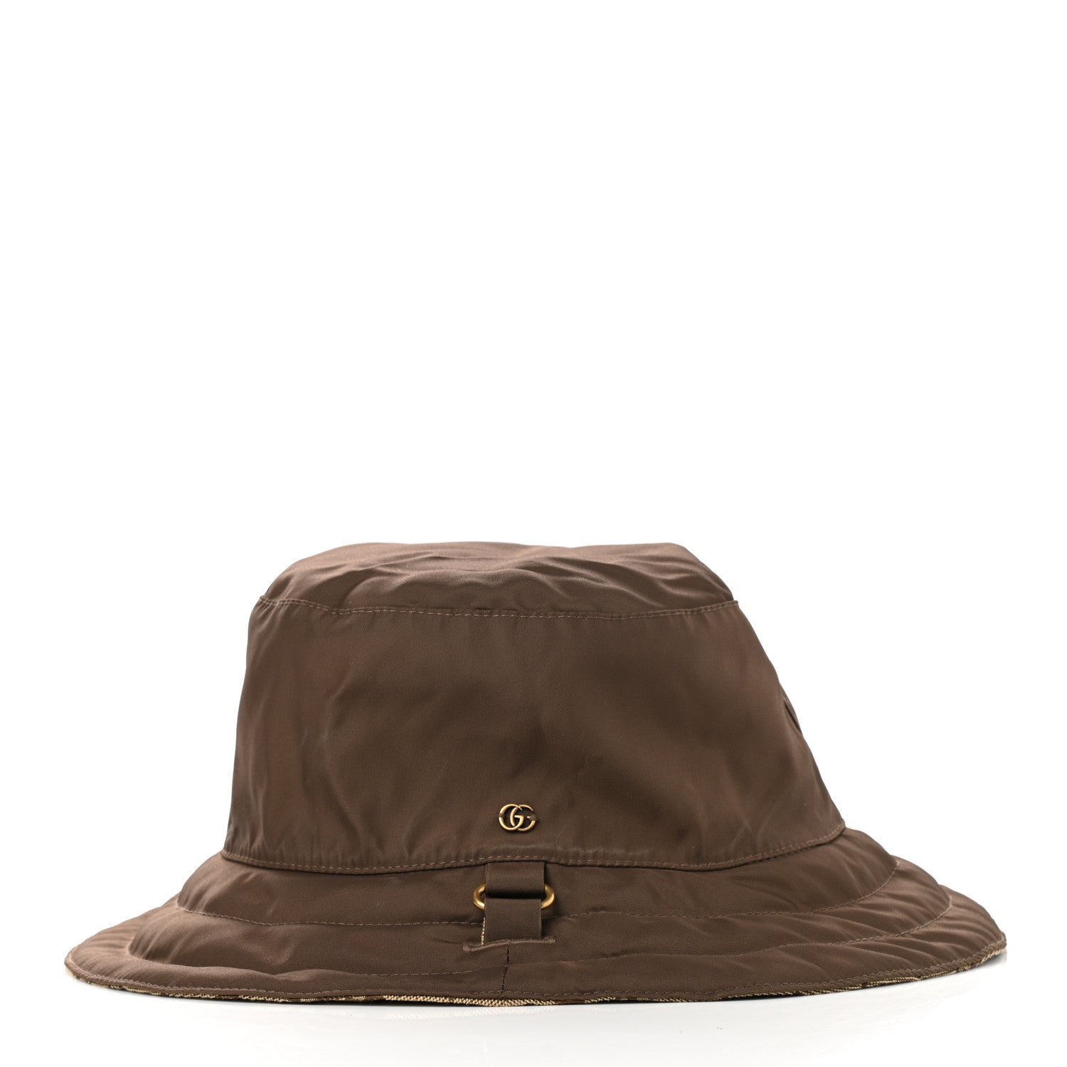 Gucci Canvas Monogram Reversible Bucket Hat M Brown 4 of 16
