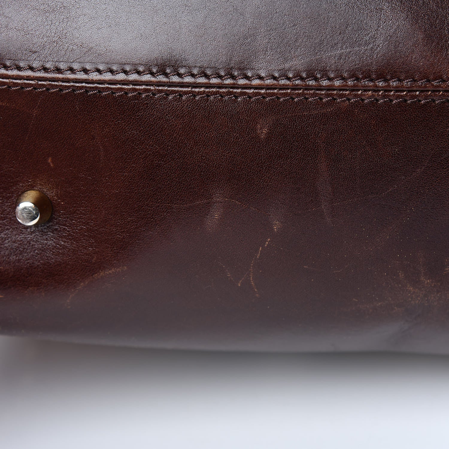 Burberry House Check Studded Large Greenham Tote Dark Tan 33 of 47