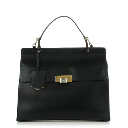 Balenciaga Smooth Calfskin Le Dix M Cartable Shoulder Bag Black 1 of 7