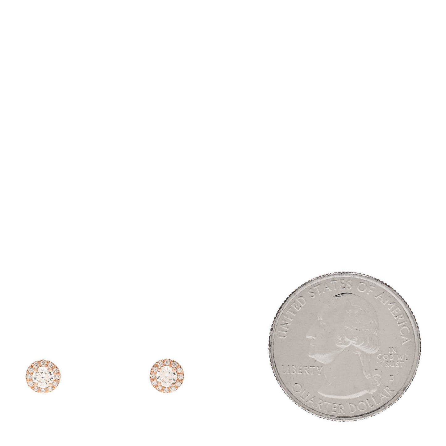 18K Rose Gold Diamond .32ctw Soleste Earrings
