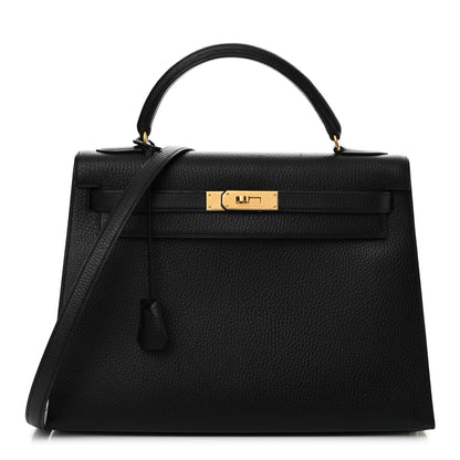 Hermes Ardennes Kelly Sellier 32 Black 1 of 18
