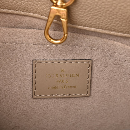 Louis Vuitton Empreinte Monogram Giant Montaigne BB Tourterelle Creme 6 of 10