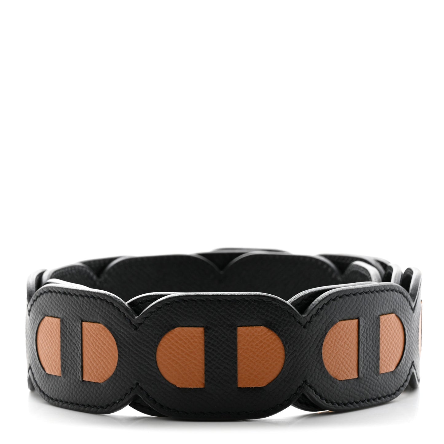 Epsom Maillons Shoulder Strap Black Gold
