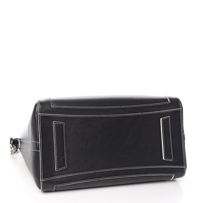 Givenchy Calfskin Contrast Stitched Medium Antigona Black 4 of 14