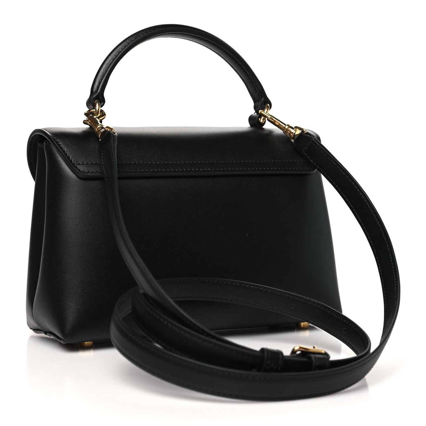 Smooth Satinated Calfskin Teen Nino Black