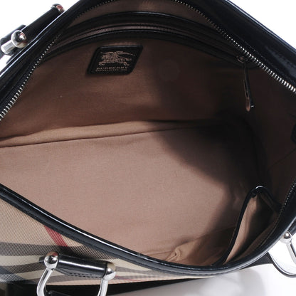 Burberry Nova Check Medium Tote Black 5 of 8
