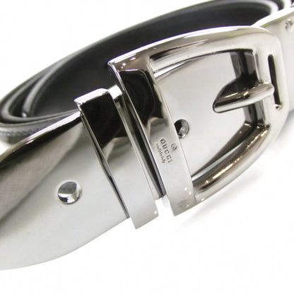 Gucci Patent Chain Belt Black 36 5 of 5