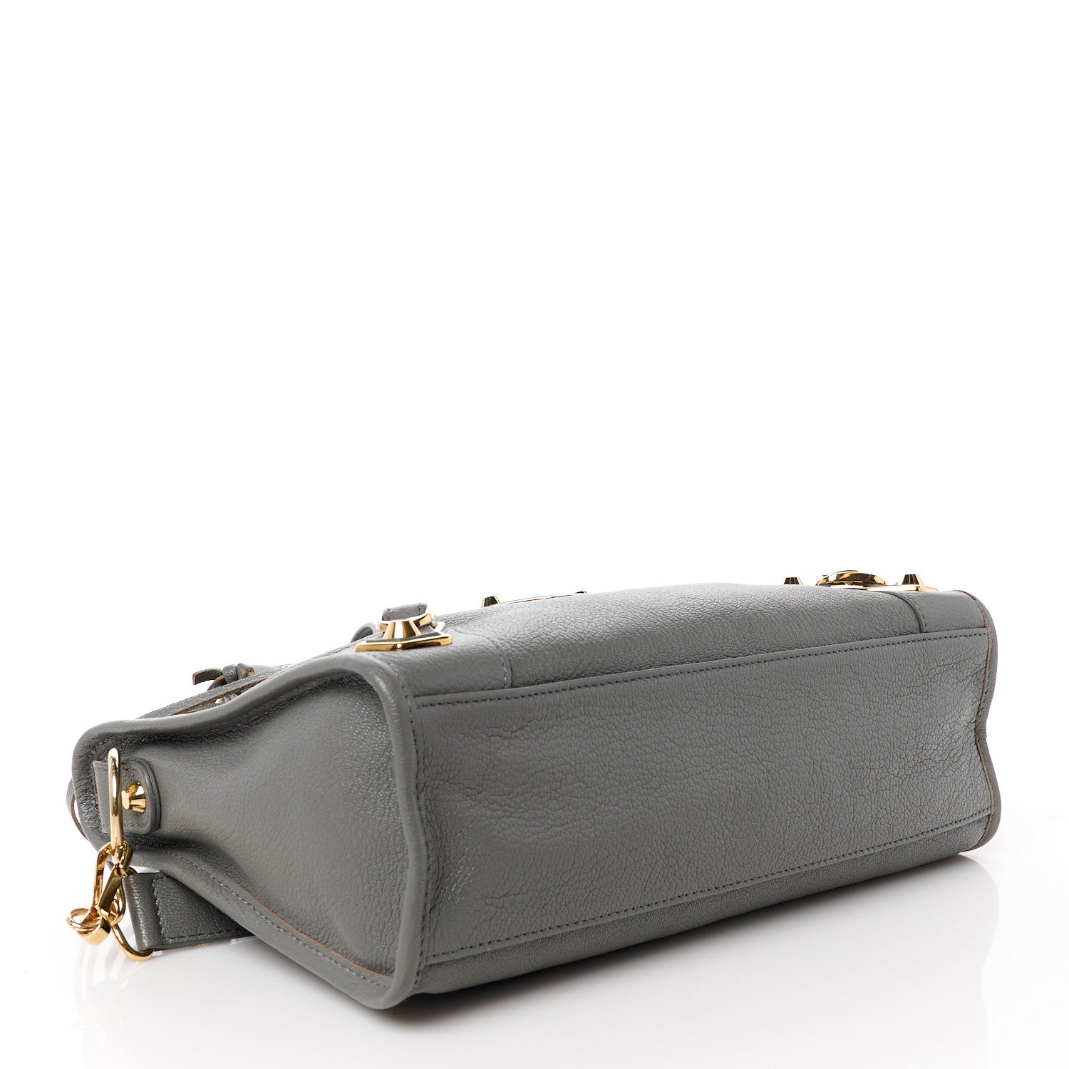 Balenciaga Chevre Gold Metallic Edge Hardware S City Gris Acier 5 of 11