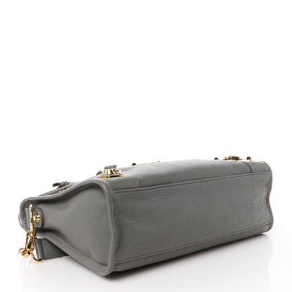 Balenciaga Chevre Gold Metallic Edge Hardware S City Gris Acier 5 of 11
