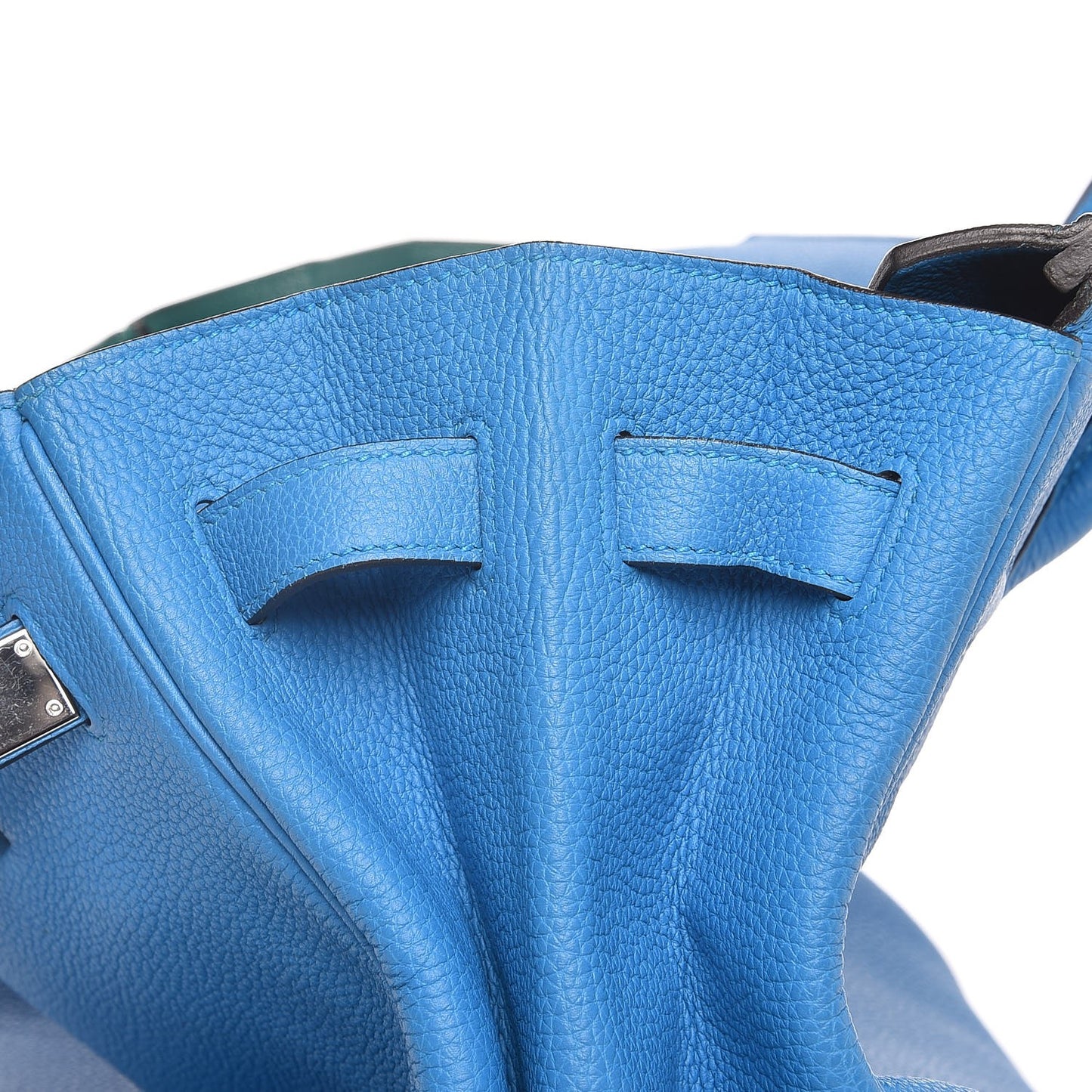 Togo Verso Birkin 35 Bleu Zanzibar Malachite