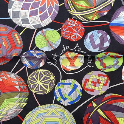 Hermes Silk L' Art Du Temari Scarf 90 3 of 6