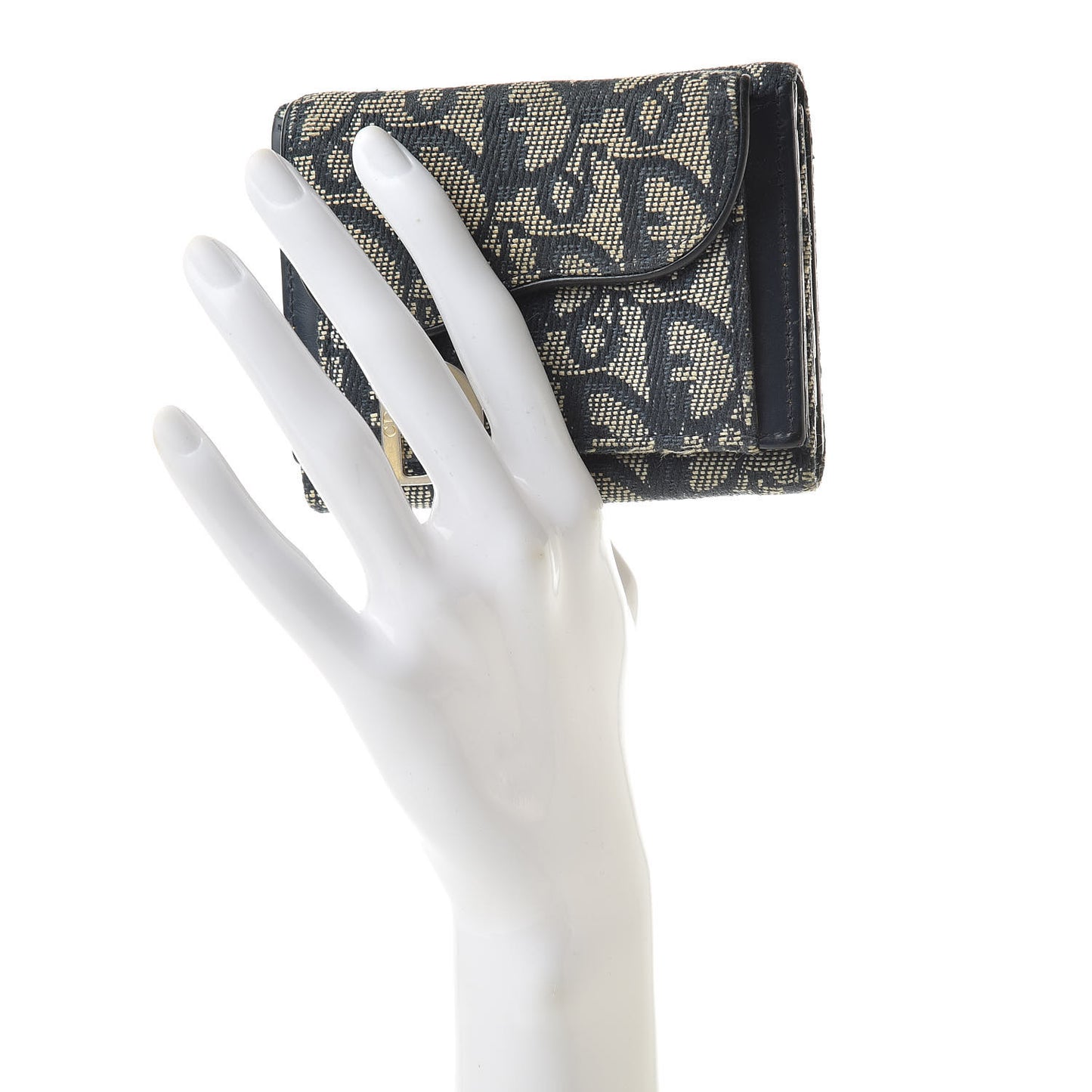 Monogram Compact Saddle Wallet Blue