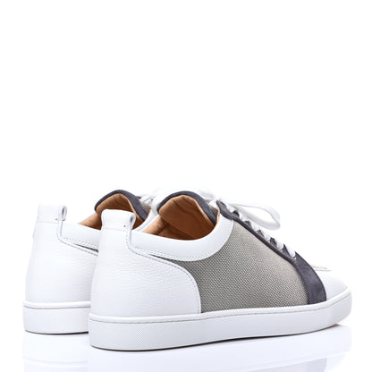 Christian Louboutin Calfskin Mens Rantulow Orlato Flat Sneakers 44 White Grey 4 of 9