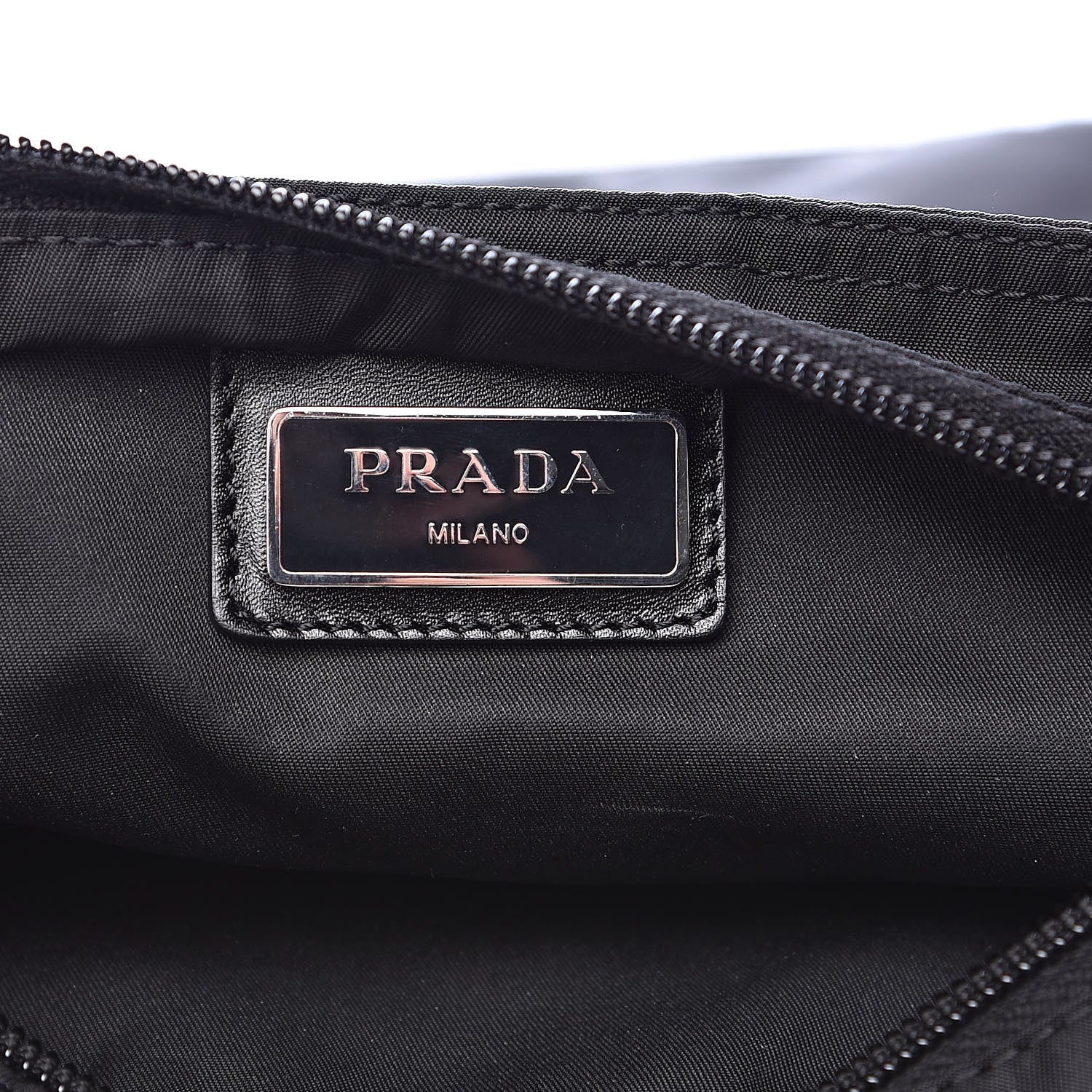 Prada Nylon Vela Messenger Black 6 of 10
