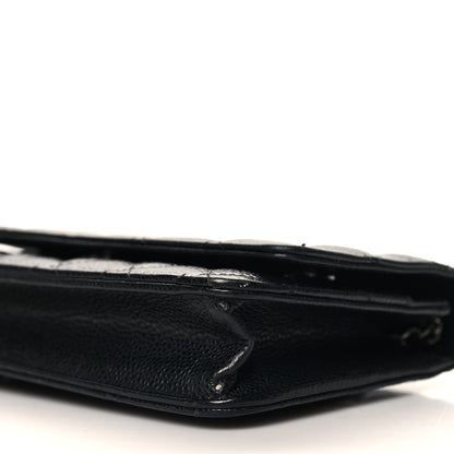 Chanel Caviar Quilted Wallet on Chain WOC Black 10 of 13