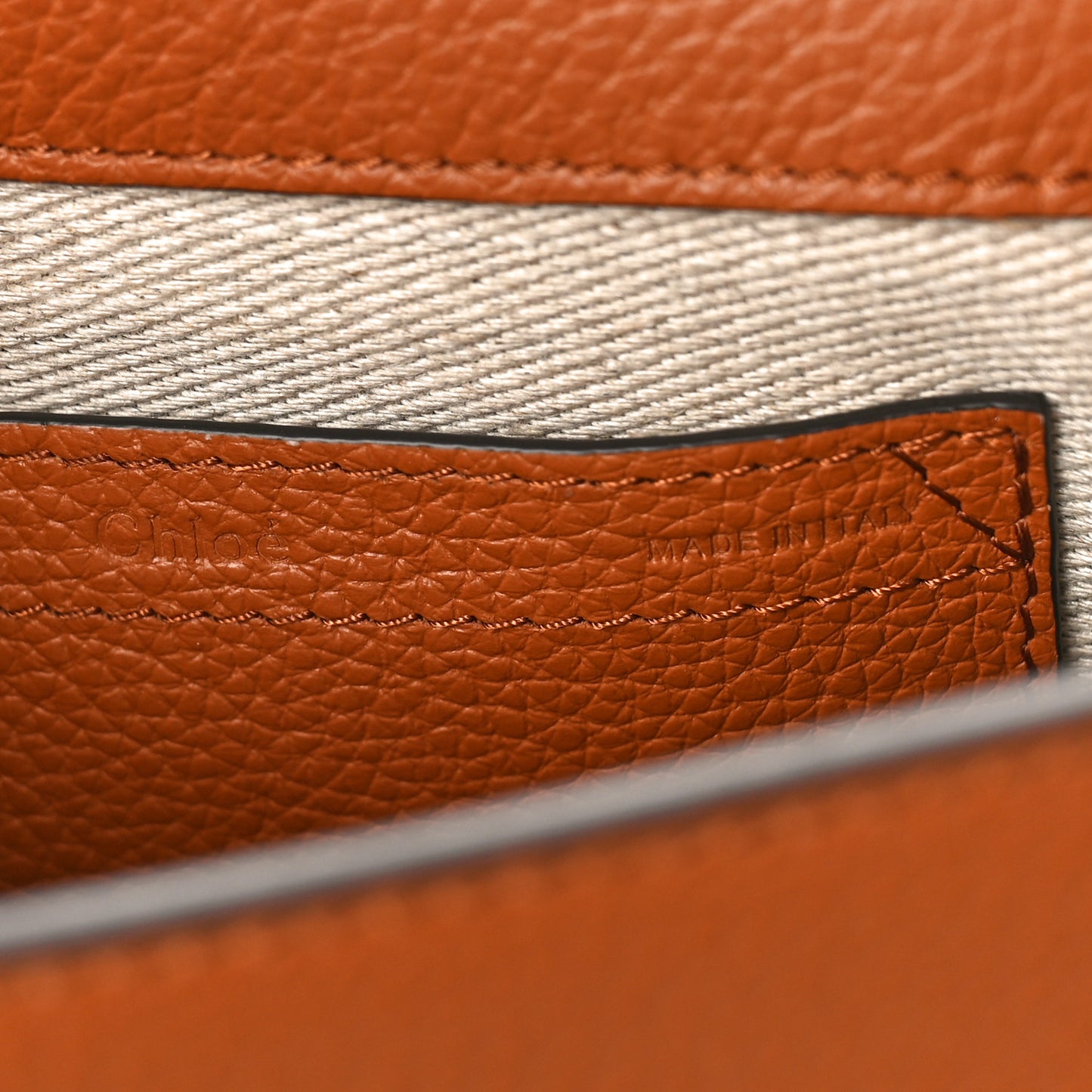 Grained Calfskin Small Marcie Saddle Bag Tan