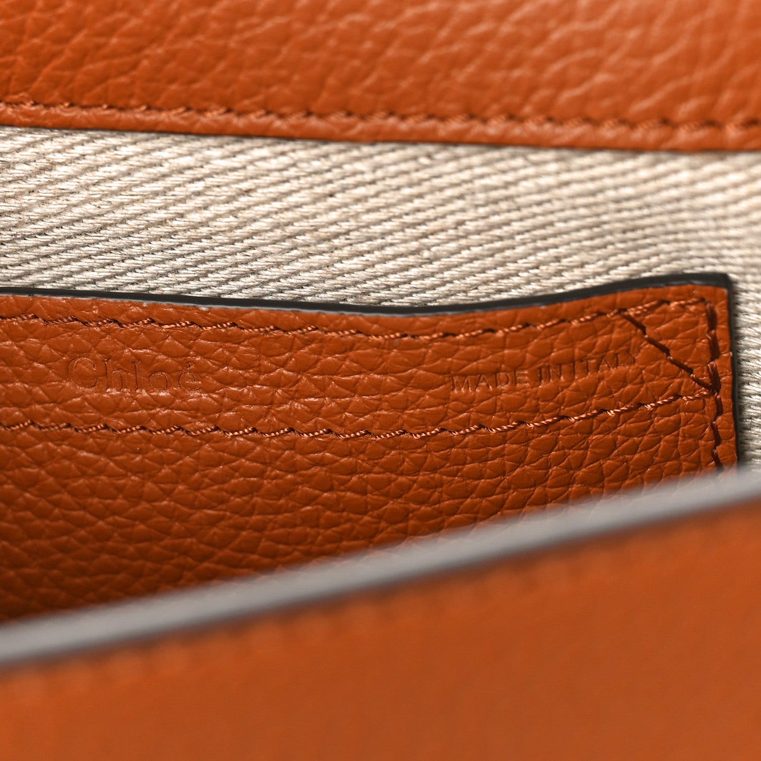 Chloe Grained Calfskin Small Marcie Saddle Bag Tan 6 of 8