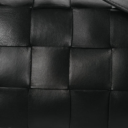 Bottega Veneta Lambskin Maxi Intrecciato Brick Cassette Bag Black 8 of 12