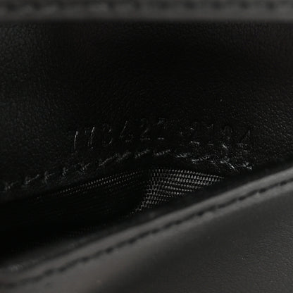 Gucci Calfskin Matelasse GG Marmont Card Case Wallet Black 7 of 8
