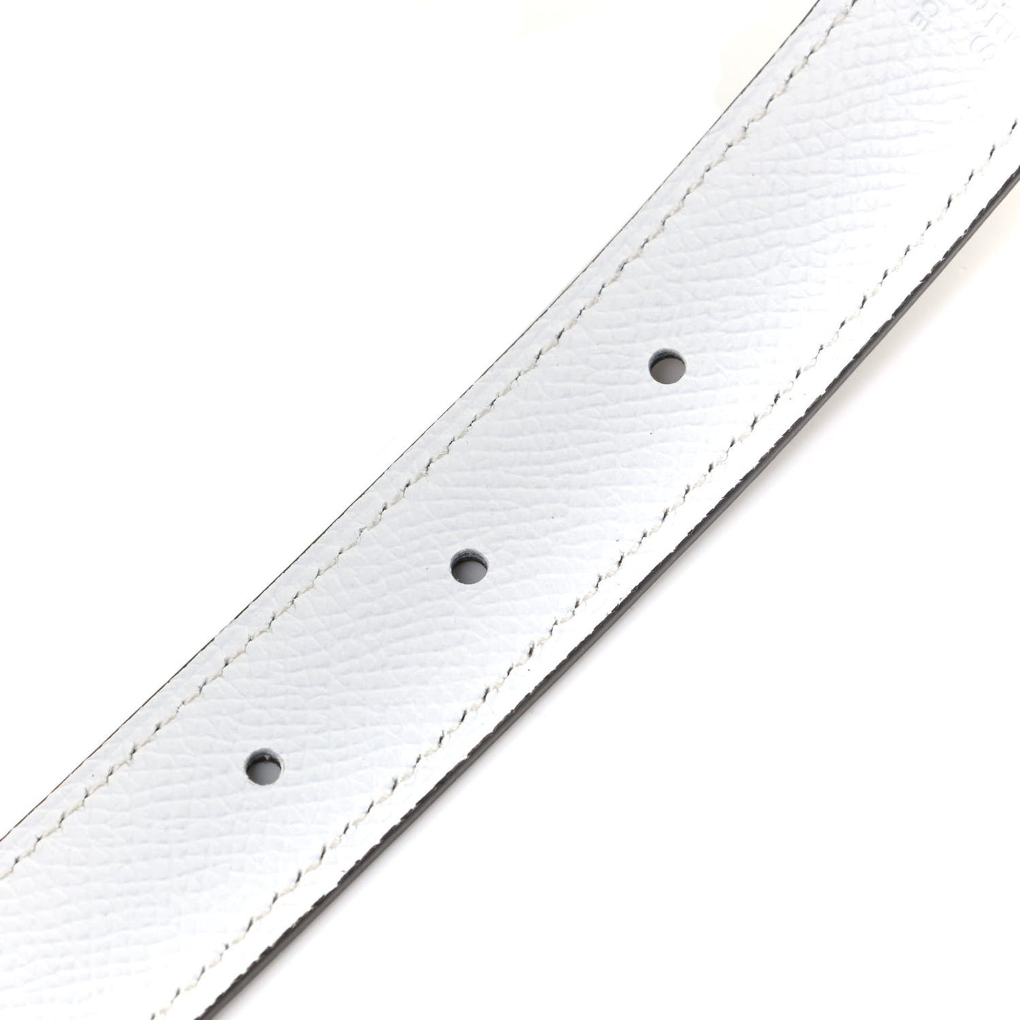 Epsom Swift 24mm H Belt 90 White Etoupe