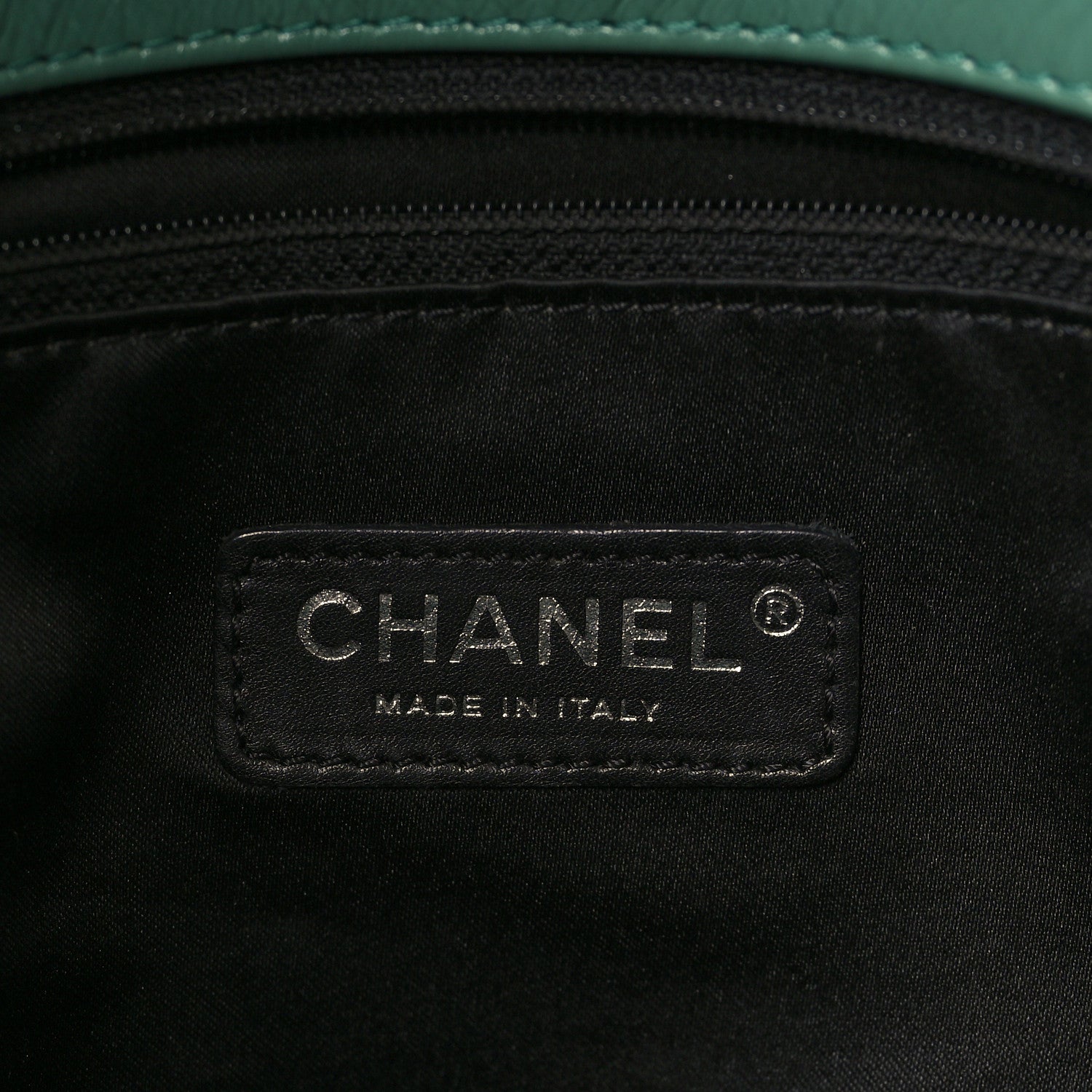 Chanel Glazed Calfskin Twisted Maxi Flap Green 5 of 10