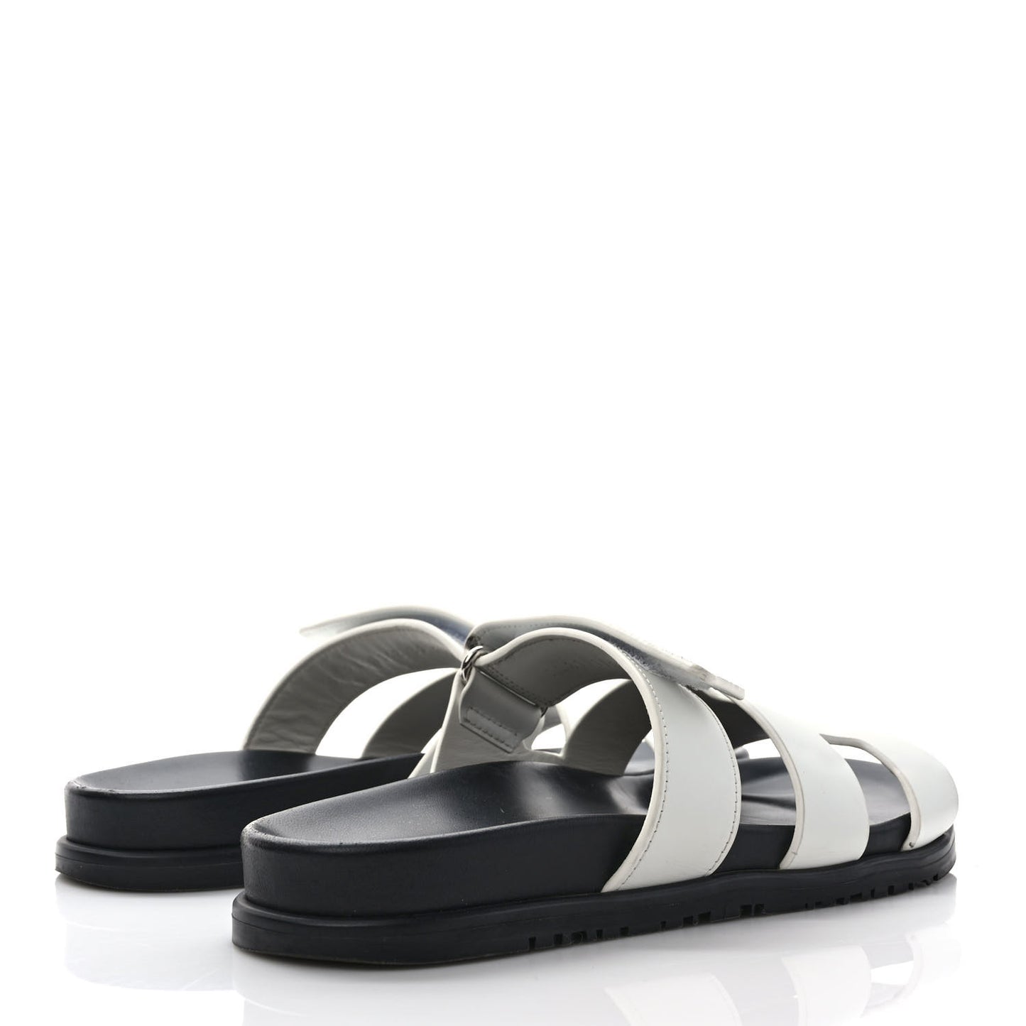 Calfskin Womens Chypre Sandals 39 White