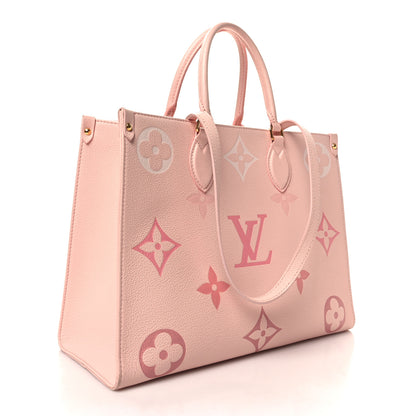 Louis Vuitton Empreinte Monogram Giant Onthego MM Degrade Rose 3 of 11