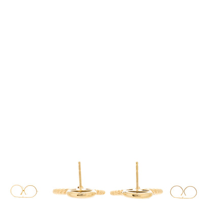 David Yurman DAVID YURMAN 18K Yellow Gold Onyx DY Elements Double Drop Earrings 3 of 4