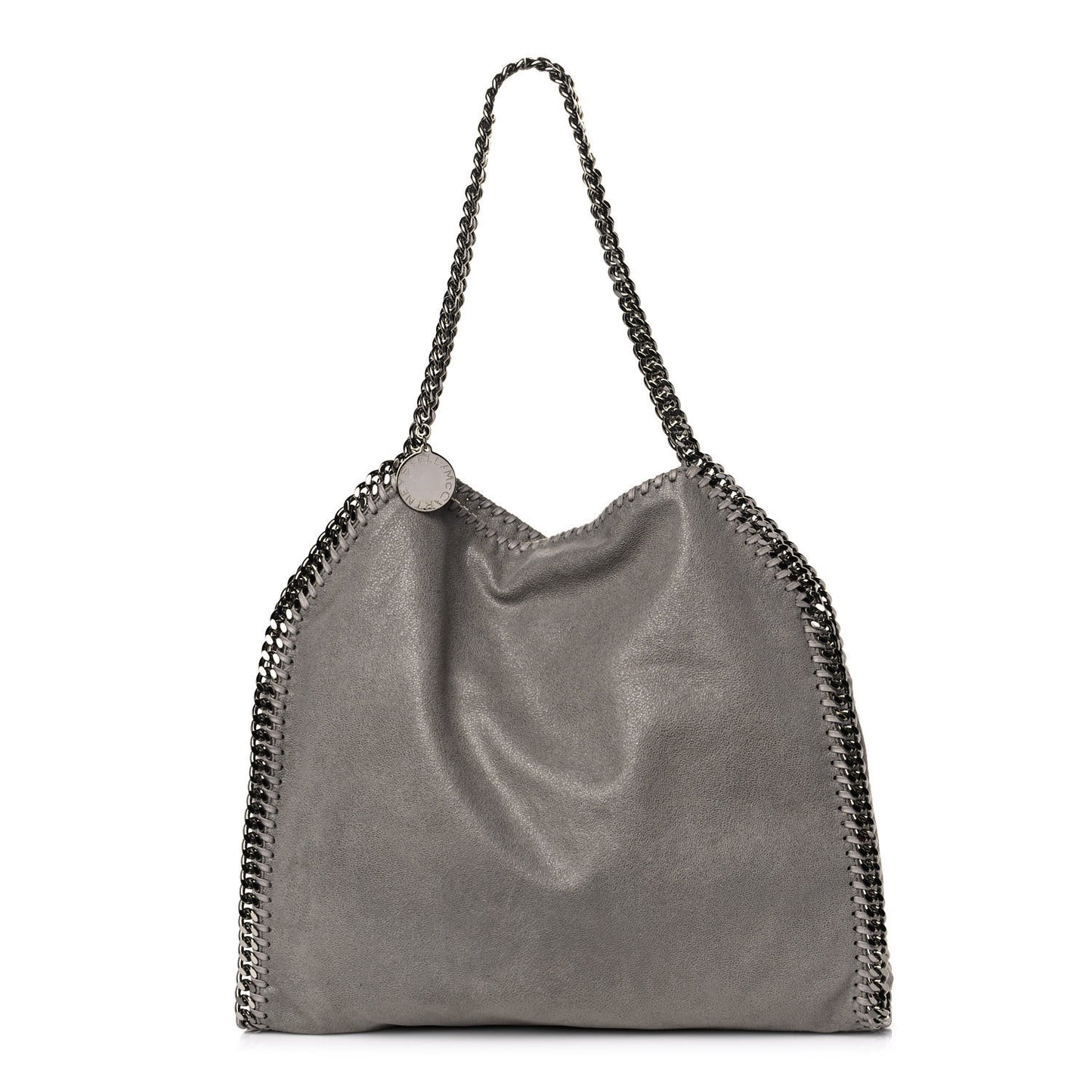 Shaggy Deer Small Falabella Tote Light Grey