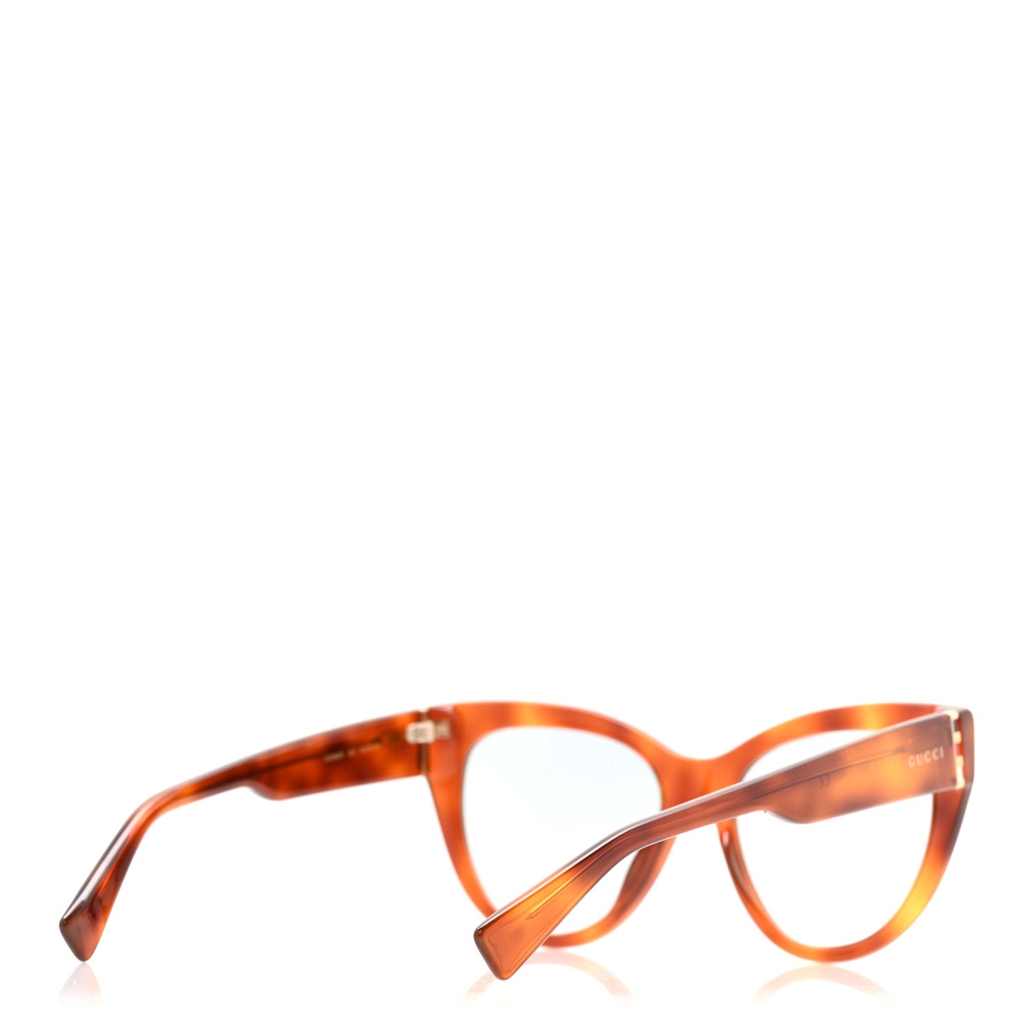 Gucci Acetate Cat Eye Sunglasses GG0460S Havana 4 of 8