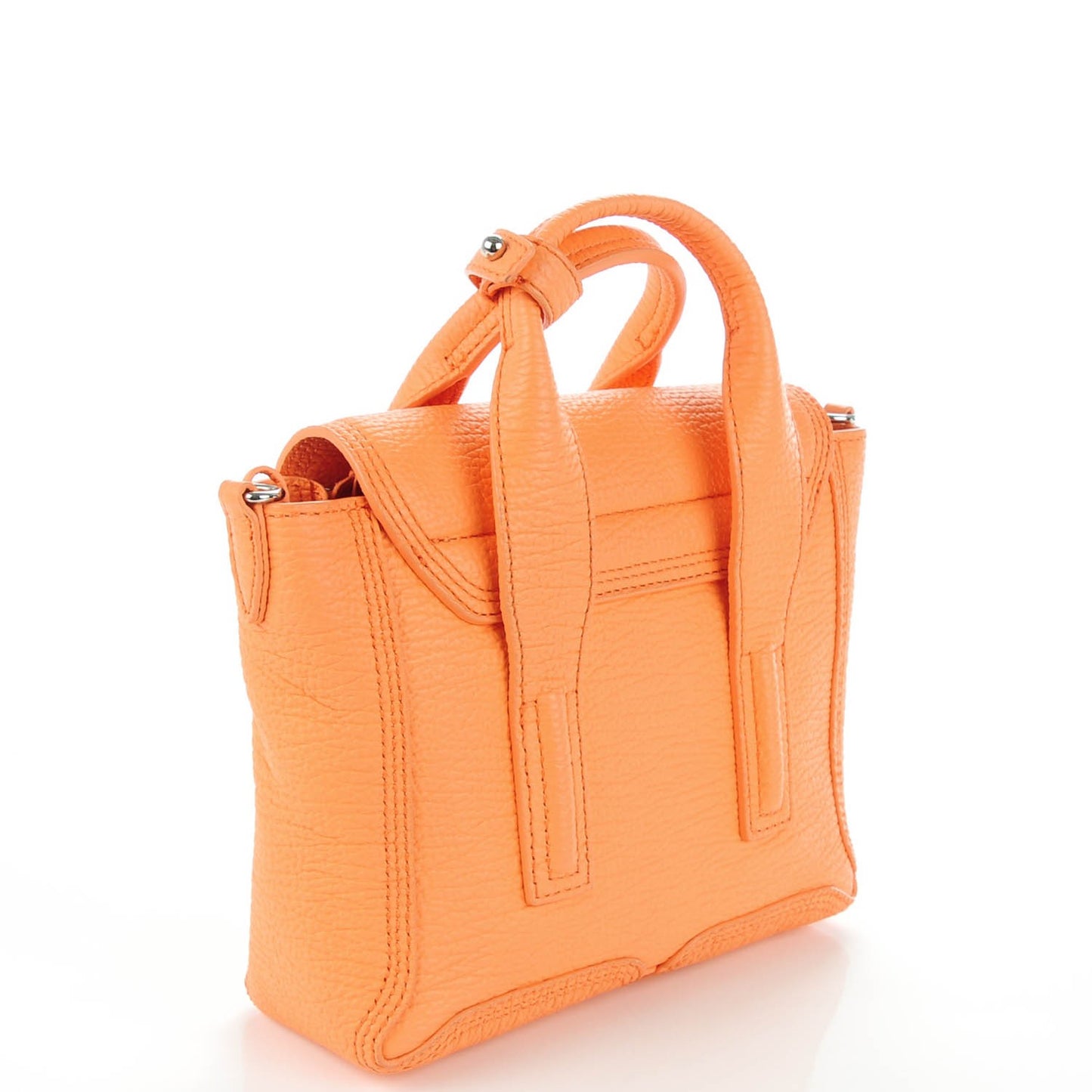 3.1 Textured Calfskin Mini Pashli Satchel Melon
