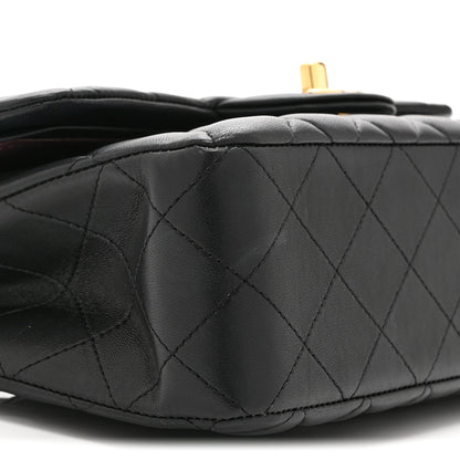 Chanel Lambskin Quilted Small Double Flap Black 9 of 10