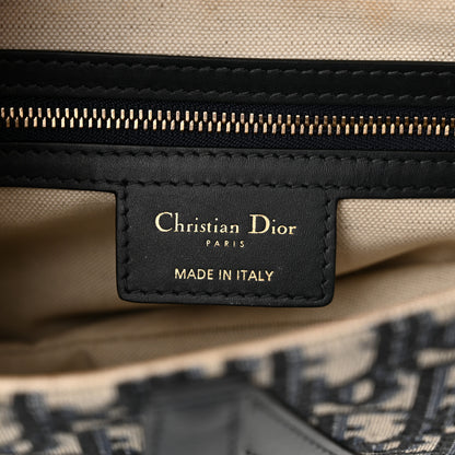 Christian Dior Oblique Saddle Bag Blue 6 of 12